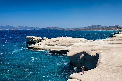 Plage de Sarakiniko - Milos - Grèce