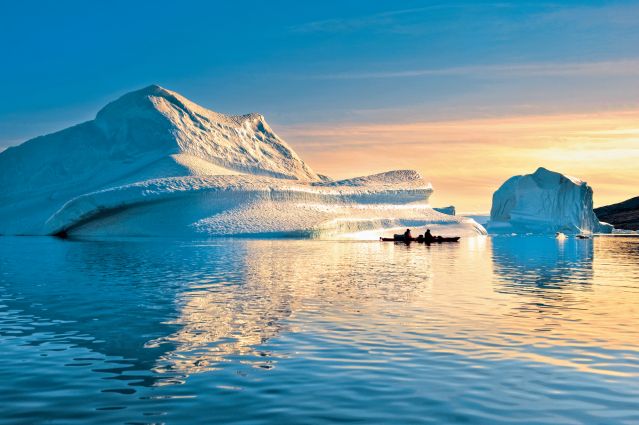 Voyage En kayak, des fjords à la calotte polaire