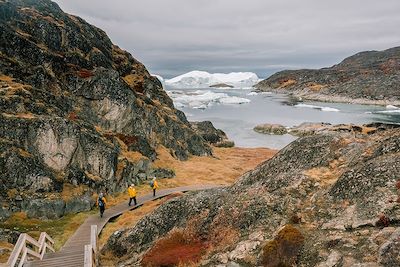 © Sam Edmonds / Quark Expeditions - Randonnée - fjord glacé d’Ilulissat - Groenland Randonnée - fjord glacé d’Ilulissat - Groenland