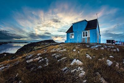 © Mads Pihl / by greenland.com - Village d'Itilleq sur la côte Ouest du Groenland Village d'Itilleq sur la côte Ouest du Groenland