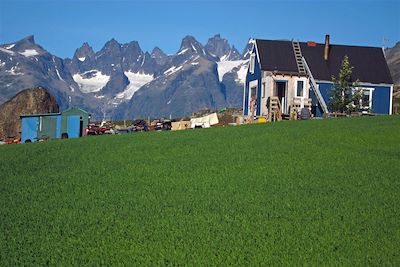 © Tasermiut - Village de Gorrosari - Groenland Village de Gorrosari - Groenland