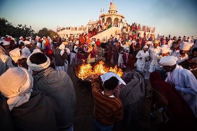 Événement religieux et socio-culturel - Mukam - Désert du Thar - Inde