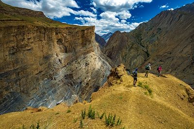 Promontoire de Snertse face au Parfi La - Zanskar - Inde