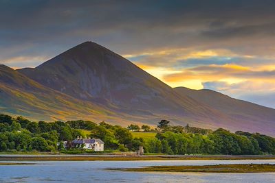 Croagh Patrick Holy Mountain en Irlande 