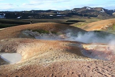 © Bertrand Jouanne - Hrafntinnusker - Landmannalaugar - Islande Hrafntinnusker - Landmannalaugar - Islande