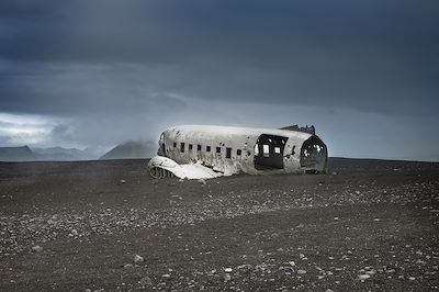 L'avion écrasé sur la plage de Sólheimasandur - Région du Suðurland - Islande