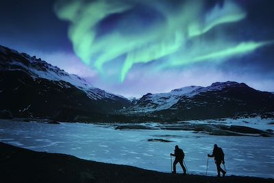 © Powerofforever/iStock - Aurores boréales - Islande Aurores boréales - Islande