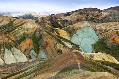 © Tomas Zrna / Getty Images - Graenihryggur - Landmannalaugar - Islande Graenihryggur - Landmannalaugar - Islande