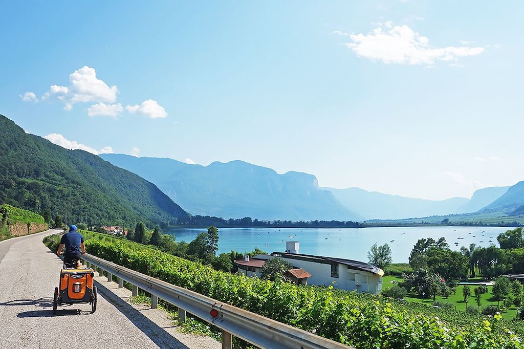Lago di Caldaro - A vélo des Dolomites au Lac de Garde - Italie