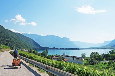 A vélo des Dolomites au lac de Garde en famille