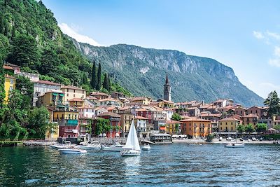 Village de Varenna - Lac de Côme en Lombardie - Italie 