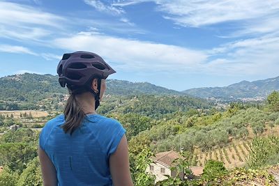 Vélo dans les Cinque-Terre - Italie