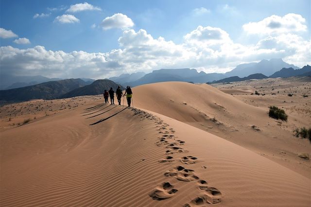 Voyage Trek bédouin par la vallée arc-en-ciel