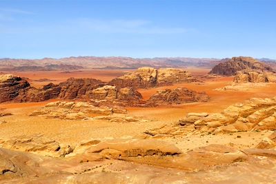 Le désert du Wadi Rum - Jordanie