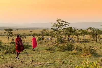 Promenade avec les Massaïs - Kenya