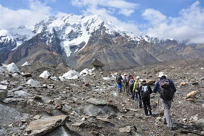 Glacier Inylchek - Kirghizie