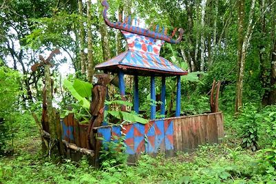 Tombe Kachak dans la province de Ratanakiri - Cambodge