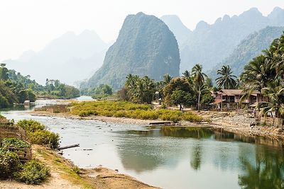 Rivière Nam Song - Vang Vieng - Laos