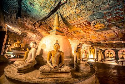 © eranda / Adobe Stock - Temple de la grotte de Dambulla - Sri lanka Temple de la grotte de Dambulla - Sri lanka