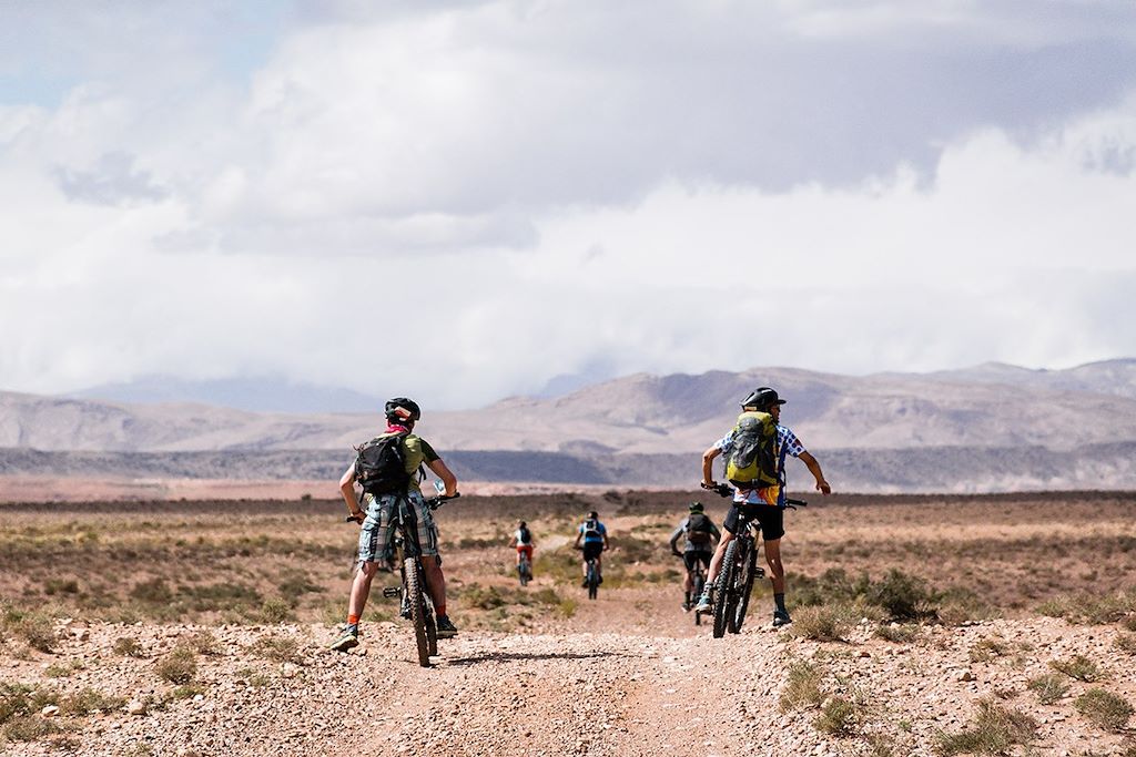 VTT dans la vallée du Draa - Maroc