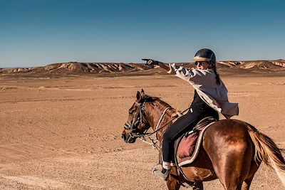 Entre sable et plateaux - Désert - Maroc