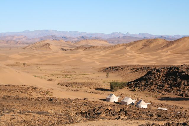 Camp du désert - Maroc
