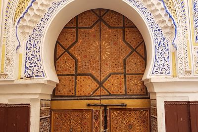 Détail d'une porte à Meknès - Maroc