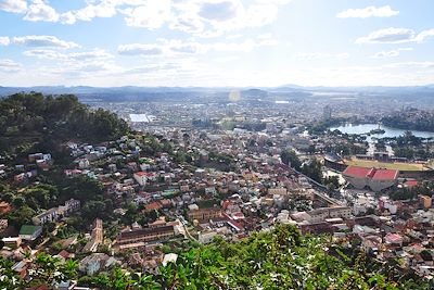 Vue sur la ville de Tananarive - Madagascar