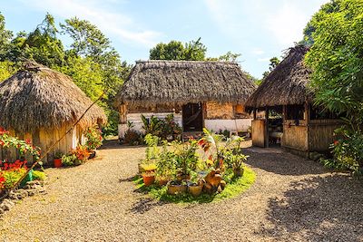 Maison traditionnelle Maya - Mexique