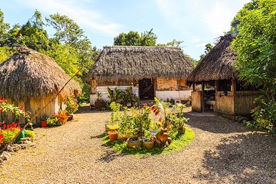 Maison traditionnelle Maya - Mexique