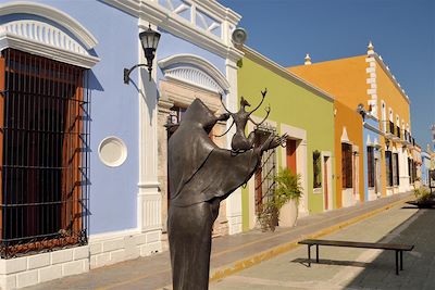 Dans les rues de Campeche - Mexique