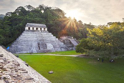 Site archéologique de Palenque, Chiapas, Mexique 