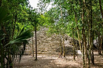 Pyramide de Nohoch Mul - Site de Coba - Yucatan - Mexique