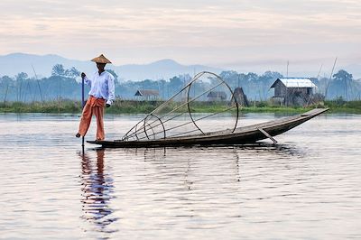 Pêcheur Intha - Lac Inlé - Birmanie