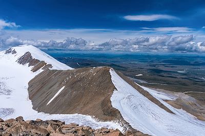 Glacier Potanine - Massif de l'Altaï - Mongolie