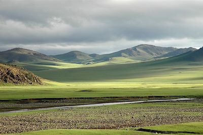 Dunes du Bayan Gobi et steppes du Khangaï