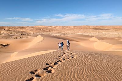 © Luce Piton - Randonnée dans l'Erg de Ouarane - Mauritanie Randonnée dans l'Erg de Ouarane - Mauritanie