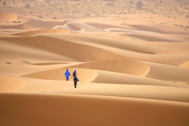 Randonnée dans le désert - Mauritanie
