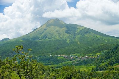 © CMT / Luc Olivier - La Montagne Pelée vue de Morne Rouge - Martinique La Montagne Pelée vue de Morne Rouge - Martinique