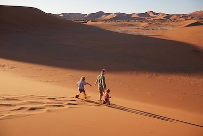 Le desert namibien en famille