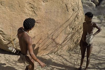 San Bochimans - Erongo Mountains - Namibie
