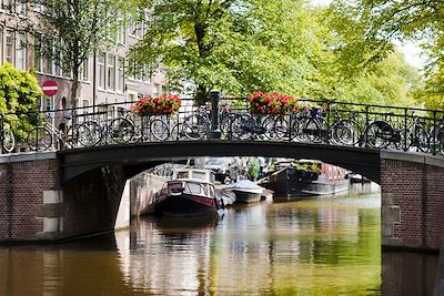 Ribambelle de vélos - Amsterdam - Pays-Bas
