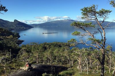 Vue du fjord d'Hardanger - Norvège