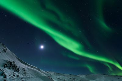 © BERTHIER Emmanuel / hemis.fr - Aurores boréales - Tromso - Norvège Aurores boréales - Tromso - Norvège