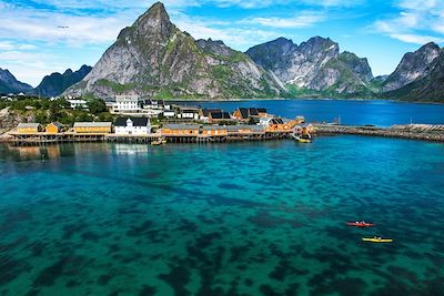 Moskenes dans les îles Lofoten - Comté de Nordland - Norvège