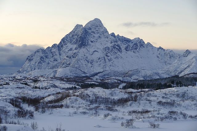 Raquette Norvège Iles Lofoten