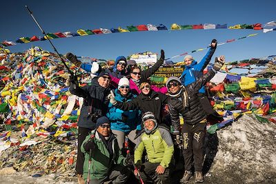 © Romain Cuvelier - En haut de Thorung-La - Tour du massif des Annapurnas - Népal En haut de Thorung-La - Tour du massif des Annapurnas - Népal