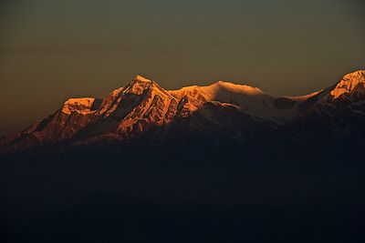 Lever de soleil depuis Poon Hill - Tour du massif des Annapurnas - Népal