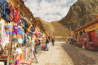 L'entrée du sited'Ollantaytambo