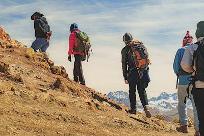Randonnée dans la montagne Palcoyo